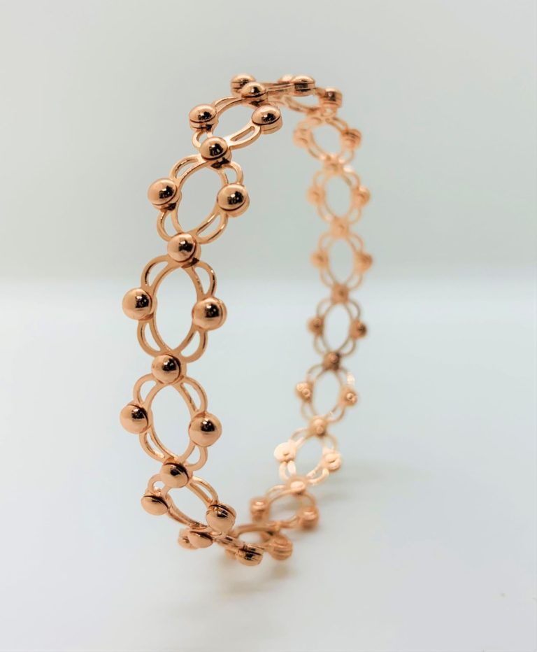 Moissanite and Diamond Heart Bracelet Solid Rose Gold Tennis Bracelet | Wedding  bracelet, Engagement bracelet, Diamond heart